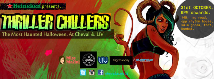 Heineken Presents Thriller Chillers: The Most Haunted Halloween  @ Cheval Bar & Restaurant