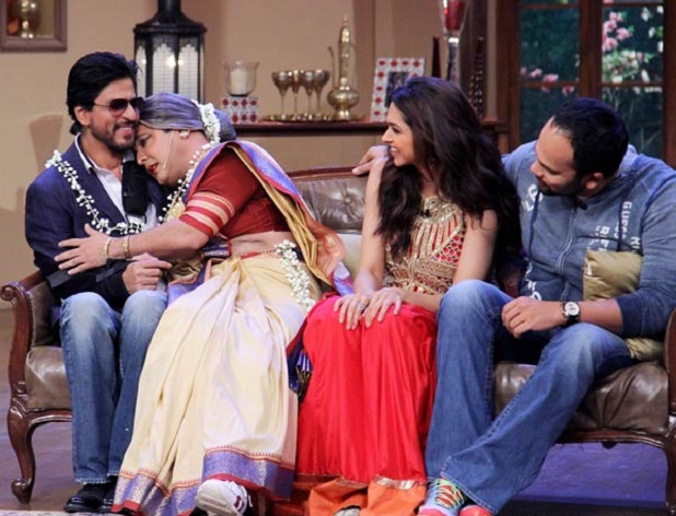 Shah Rukh Khan, Deepika Padukone and Rohit Shetty join Kapil Sharma on the funny couch