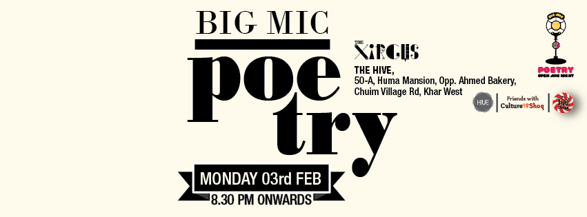 Poetry on The Big Mic Vol 31 @ The Hive