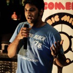 Newbie Sameer Nair popped his open mic cherry at Big Mic for Comedy at I-Bar, Mumbai