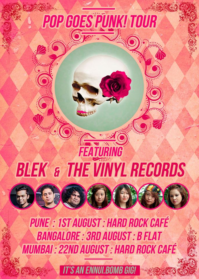 Pop goes punk Tour with Blek, The Vinyl Records @ Hard Rock Cafe, Mumbai