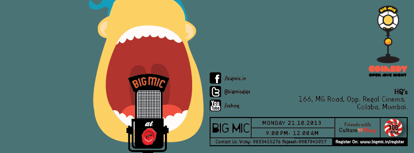Comedy on The Big Mic Vol 30 @ Headquarters (HQ's) 