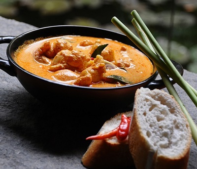 chicken red curry.