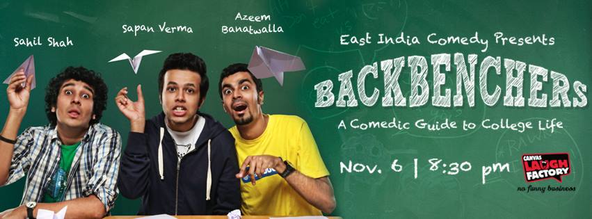 EIC presents 'BackBenchers' @ Canvas Laugh Factory