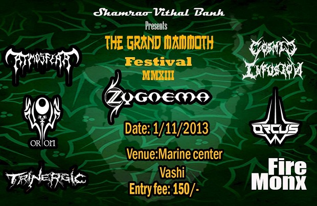 Shamrao Vithal Co-op Bank pvt ltd presents The Grand Mammoth Festival MMXIII @ Marine center Vashi