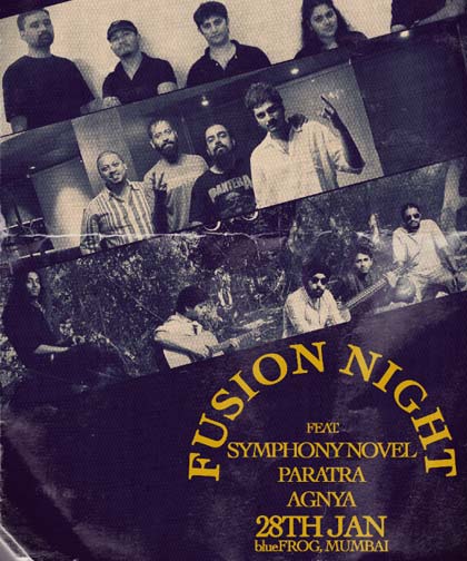 Fusion Night: Paratra, Symphony Novel & Agnya @ Blue Frog