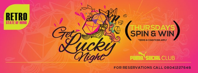 Get Lucky Night @ PUMA Social Club with DJ Shine @ Puma Social Club